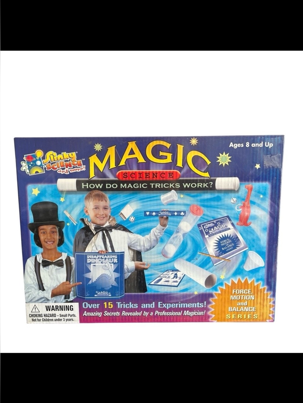 Slinky Science Magic Tricks Force Motion Balance Experiments 8+ Years RARE